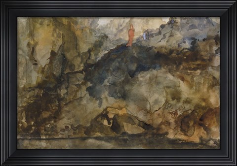 Framed Dante And Virgil Print
