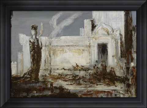Framed Helen At The Scaean Gate Print
