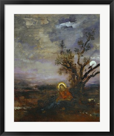 Framed Christ On the Mount Of Olives, 1875-1880 Print
