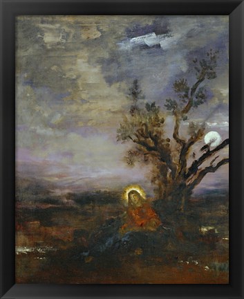 Framed Christ On the Mount Of Olives, 1875-1880 Print