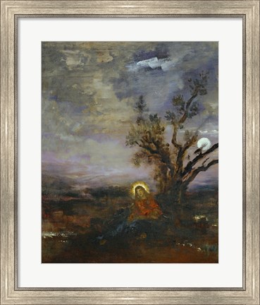 Framed Christ On the Mount Of Olives, 1875-1880 Print