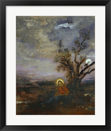 Framed Christ On the Mount Of Olives, 1875-1880 Print