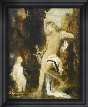 Framed Poet And Sirens Print