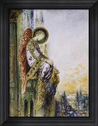 Framed Traveling Angel Print