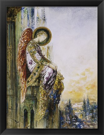 Framed Traveling Angel Print