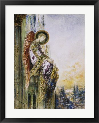 Framed Traveling Angel Print