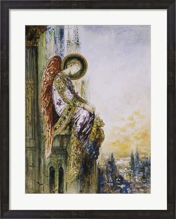 Framed Traveling Angel Print