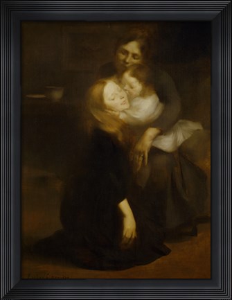 Framed Intimacy, Also Called The Big Sister, 1889 Print