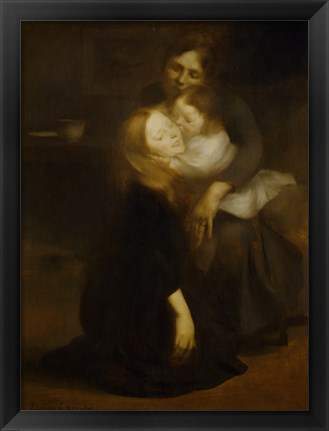 Framed Intimacy, Also Called The Big Sister, 1889 Print