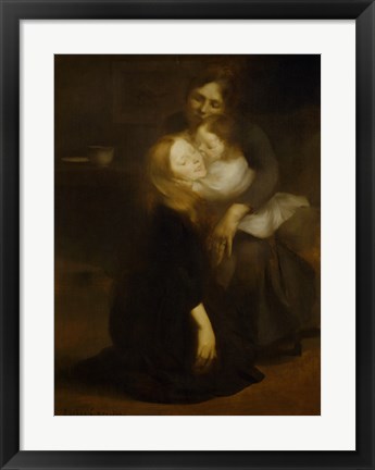 Framed Intimacy, Also Called The Big Sister, 1889 Print