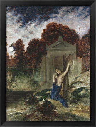 Framed Orpheus At The Tomb Of Eurydice, 1891 Print