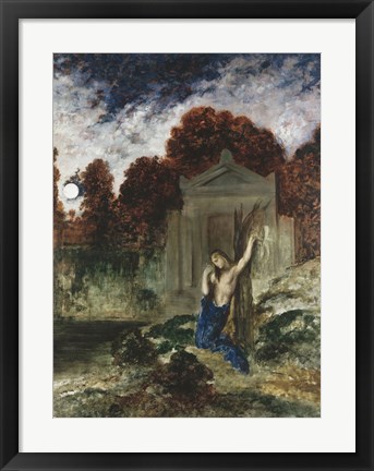 Framed Orpheus At The Tomb Of Eurydice, 1891 Print