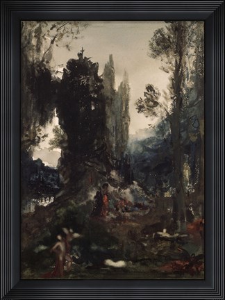 Framed Chimeras (Les Chimeres) Print
