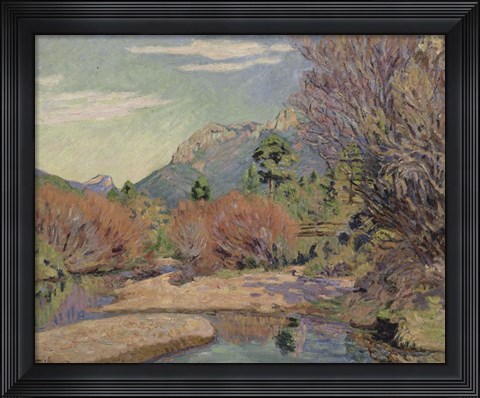 Framed Le Trayas Print