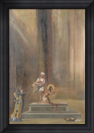 Framed Beheading Of Saint John The Baptist, 1870 Print