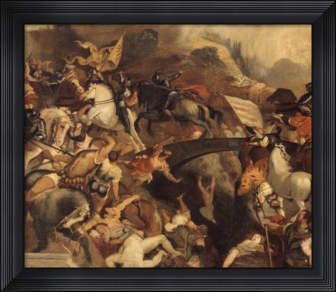 Framed Battle Of Cadore, 1858 Print