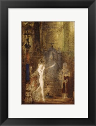 Framed Salome Dancing Before Herod Print