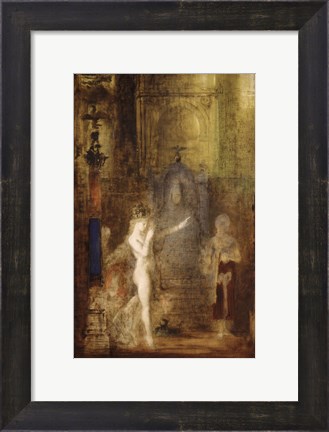 Framed Salome Dancing Before Herod Print