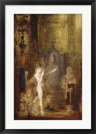 Framed Salome Dancing Before Herod Print