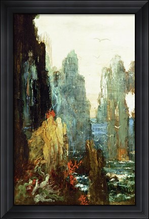 Framed Sirens, 1890 Print