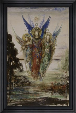 Framed Voices Of Night Print
