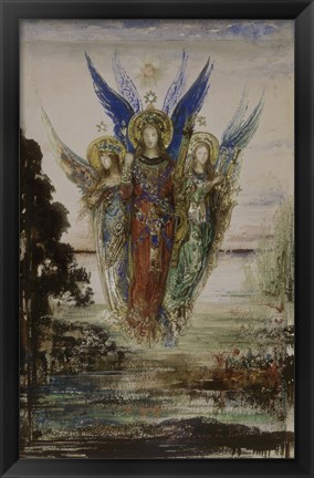 Framed Voices Of Night Print