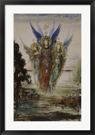 Framed Voices Of Night Print