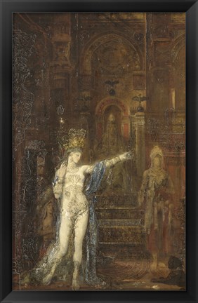 Framed Salome Dancing, 1876 Print