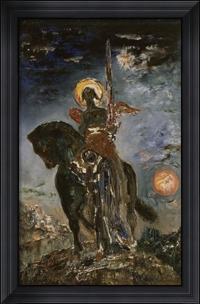 Framed Fate And The Angel Of Death Print