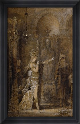 Framed Study For Salome Print