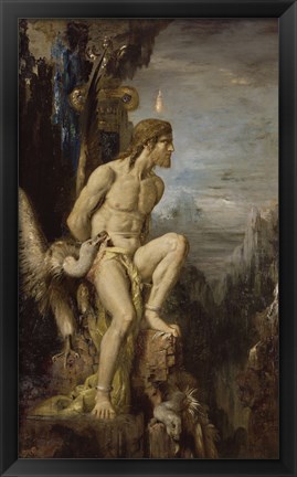 Framed Prometheus, 1868 Print