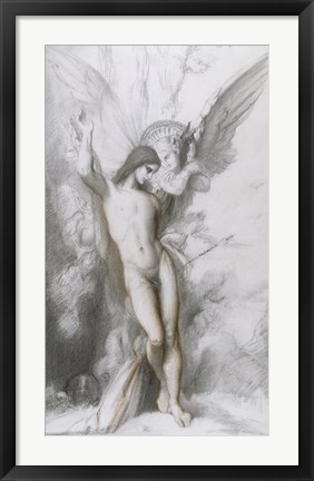 Framed Saint Sebastian Sketch Print