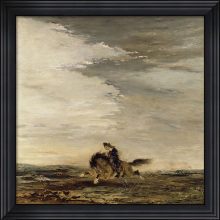 Framed Horseman Print
