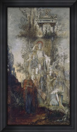 Framed Muses Are Leaving Their Father Apollo To Enlighten The World Print