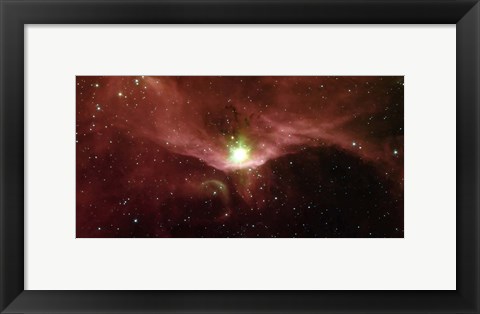 Framed Sharpless 140 in the Constellation Cepheus Print