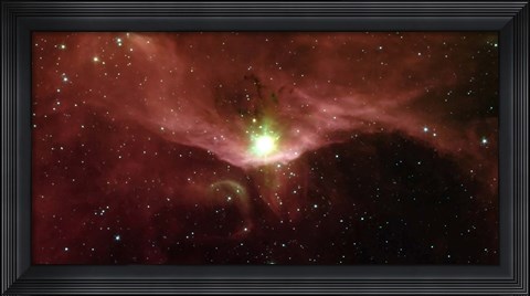 Framed Sharpless 140 in the Constellation Cepheus Print