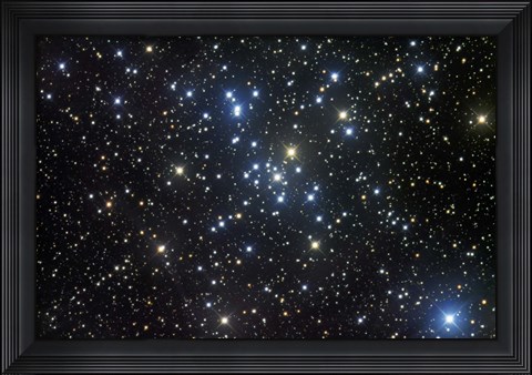 Framed M41, a bright open star cluster located in the Constellation Canis Major Print
