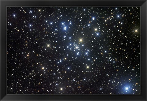 Framed M41, a bright open star cluster located in the Constellation Canis Major Print