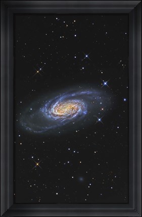 Framed NGC 2903 is a barred spiral galaxy in the Constellation of Leo Print