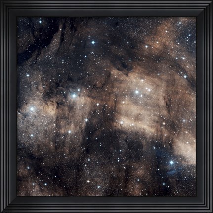 Framed IC 5068, a faint emission nebula located in the Constellation Cygnus Print