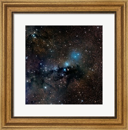 Framed VdB 123 reflection Nebula in the Constellation Serpens Print