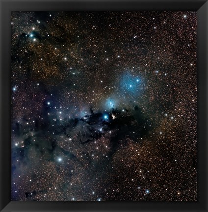 Framed VdB 123 reflection Nebula in the Constellation Serpens Print