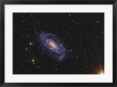 Framed NGC 5033, a spiral galaxy situated in the Constellation of Canes Venatici Print