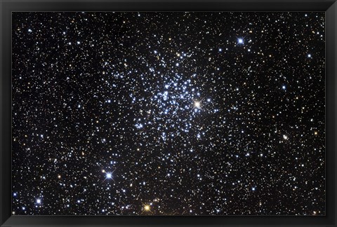 Framed Messier 52, also known as NGC 7654, is an open cluster in the Cassiopeia Constellation Print