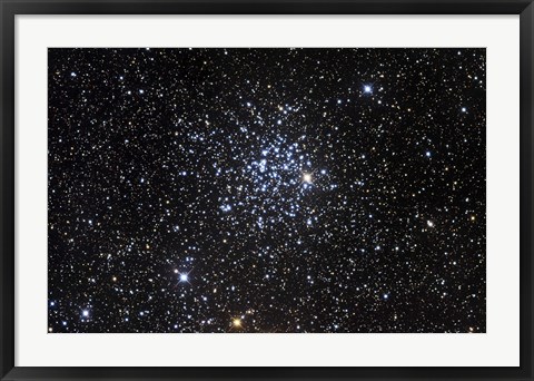 Framed Messier 52, also known as NGC 7654, is an open cluster in the Cassiopeia Constellation Print