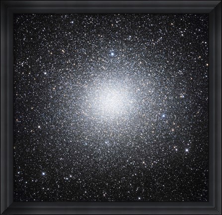 Framed Omega Centauri or NGC 5139 is a globular cluster of stars seen in the Constellation of Centaurus Print