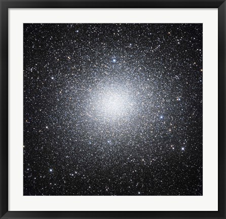 Framed Omega Centauri or NGC 5139 is a globular cluster of stars seen in the Constellation of Centaurus Print