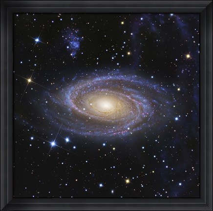 Framed Messier 81, or Bode&#39;s Galaxy, is a spiral galaxy located in the Constellation Ursa Major Print