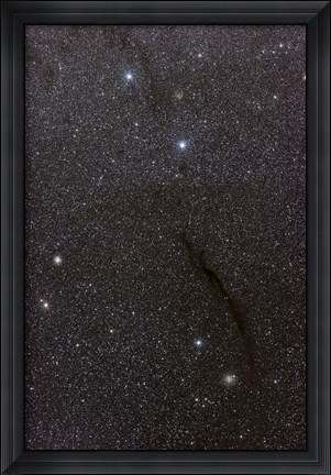 Framed Dark Doodad Nebula in the southern Constellation Musca Print
