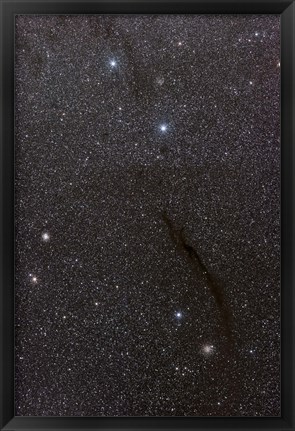 Framed Dark Doodad Nebula in the southern Constellation Musca Print